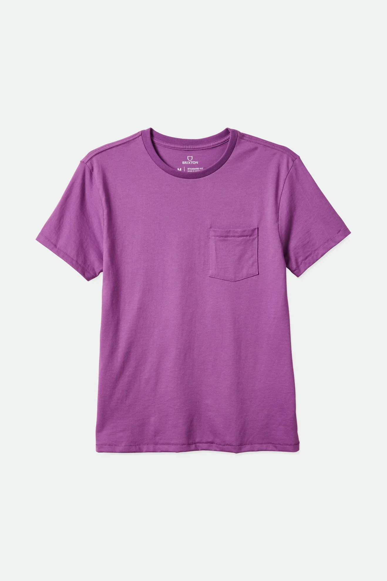 Premium Cotton S/S Pocket Tee - Orchid sold by Brixton