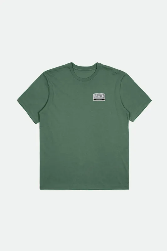 Harris S/S Tailored Tee - Myrtle sold by Brixton