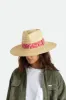 Joanna Hat - Honey/Aloha Red sold by Brixton