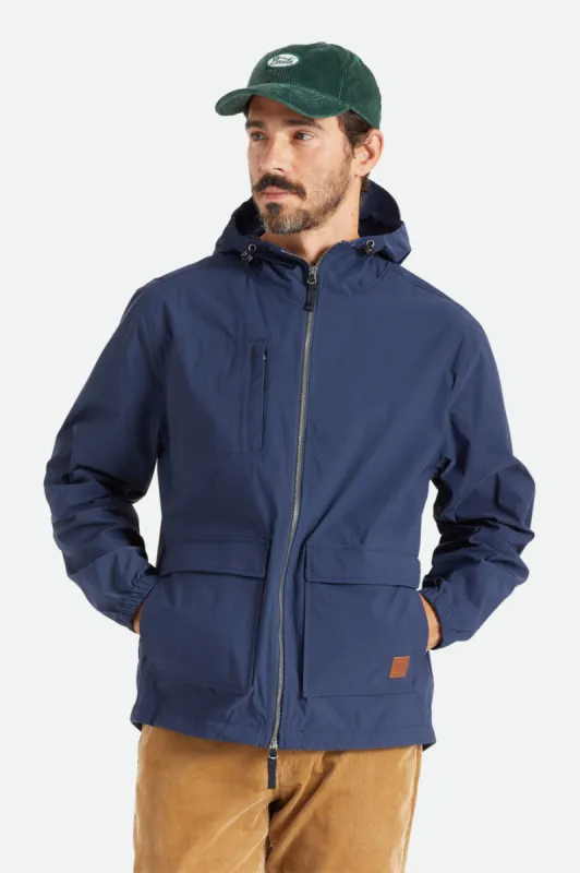 Utility Packable Parka Jacket - Navy sold by Brixton