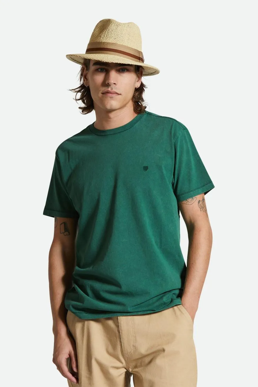 Vintage Reserve S/S Tee - Trekking Green Sol Wash sold by Brixton product image thumbnail 2