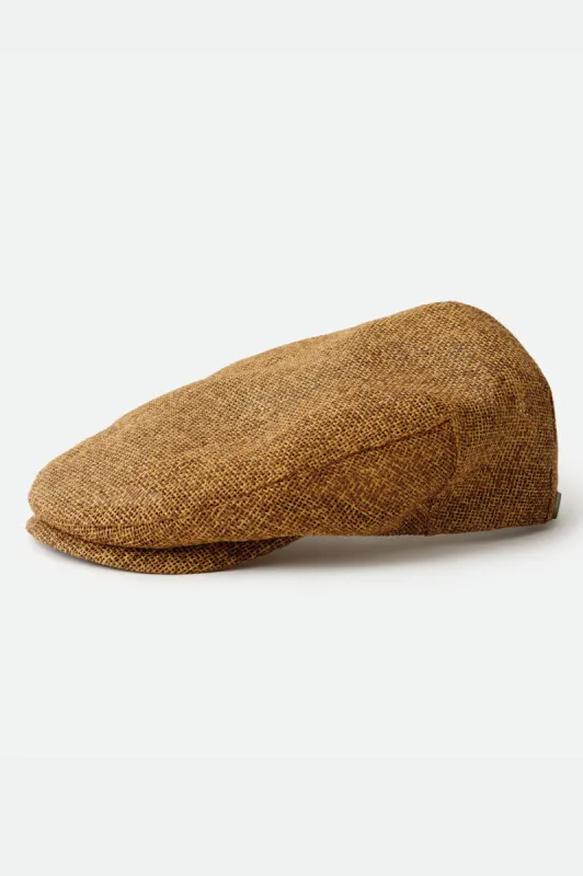 Hooligan Straw Snap Cap - Toffee sold by Brixton