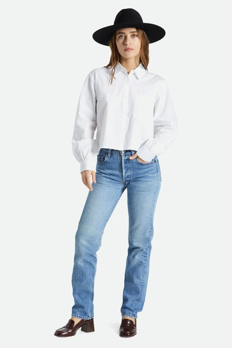 Retreat L/S Woven - White sold by Brixton product image thumbnail 4