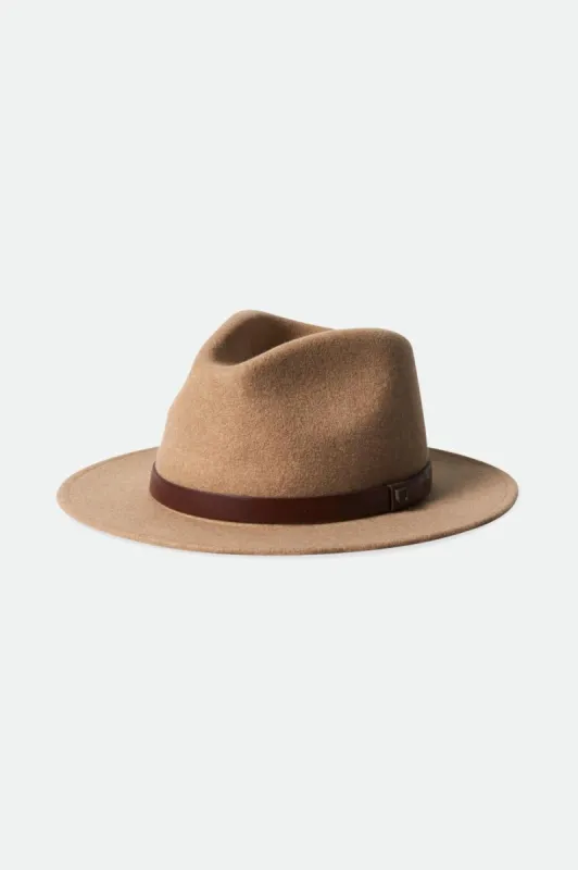 Messer Fedora - Heather Sand sold by Brixton