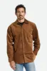 Porter L/S Waffle Corduroy - Bison sold by Brixton