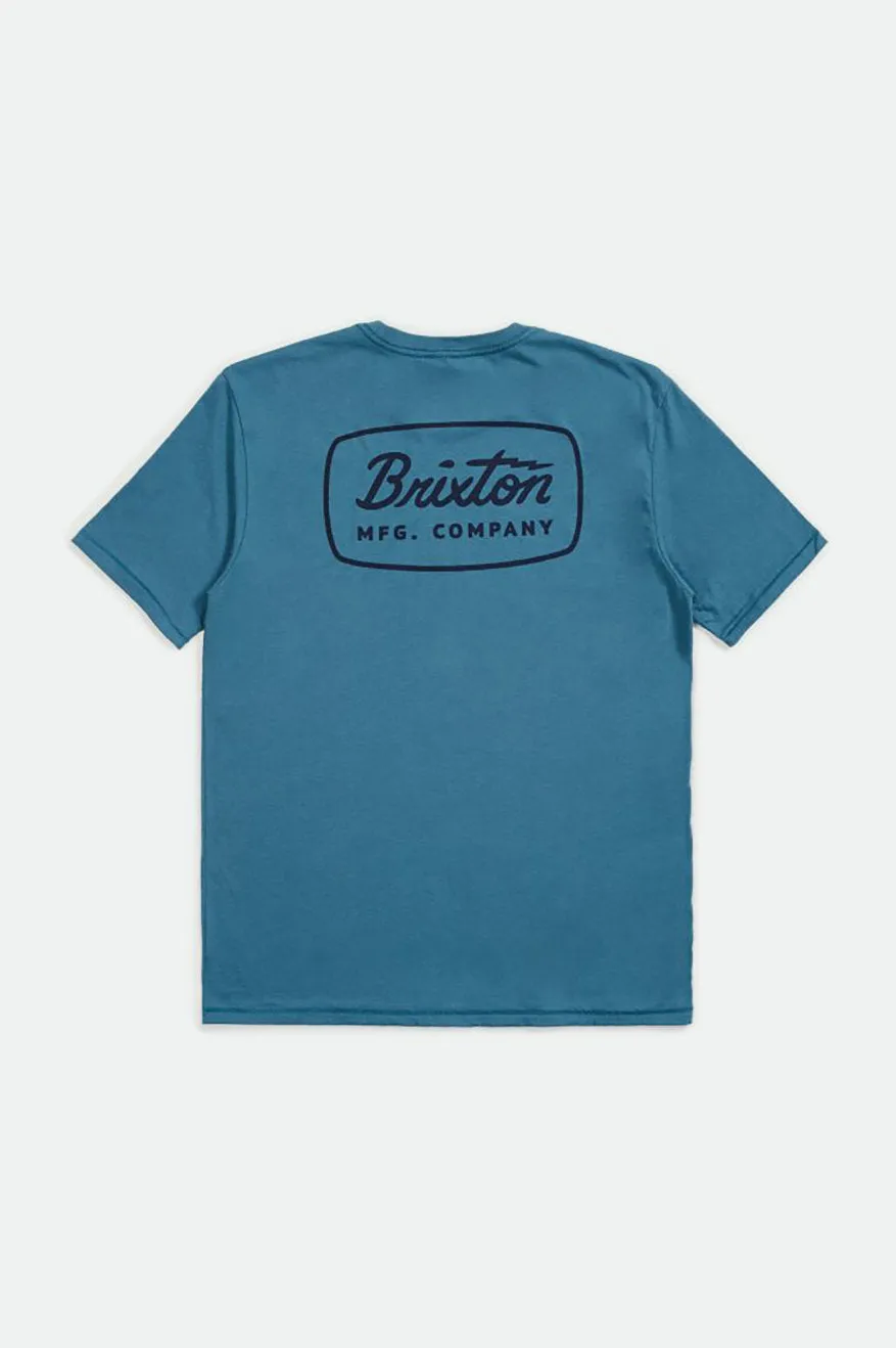 Jolt S/S Premium Tee - Orion Blue sold by Brixton product image thumbnail 2