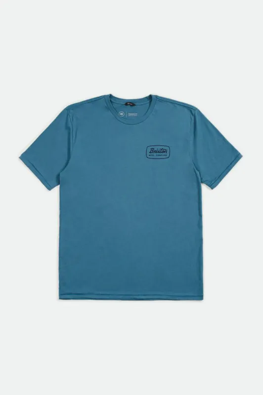 Jolt S/S Premium Tee - Orion Blue sold by Brixton