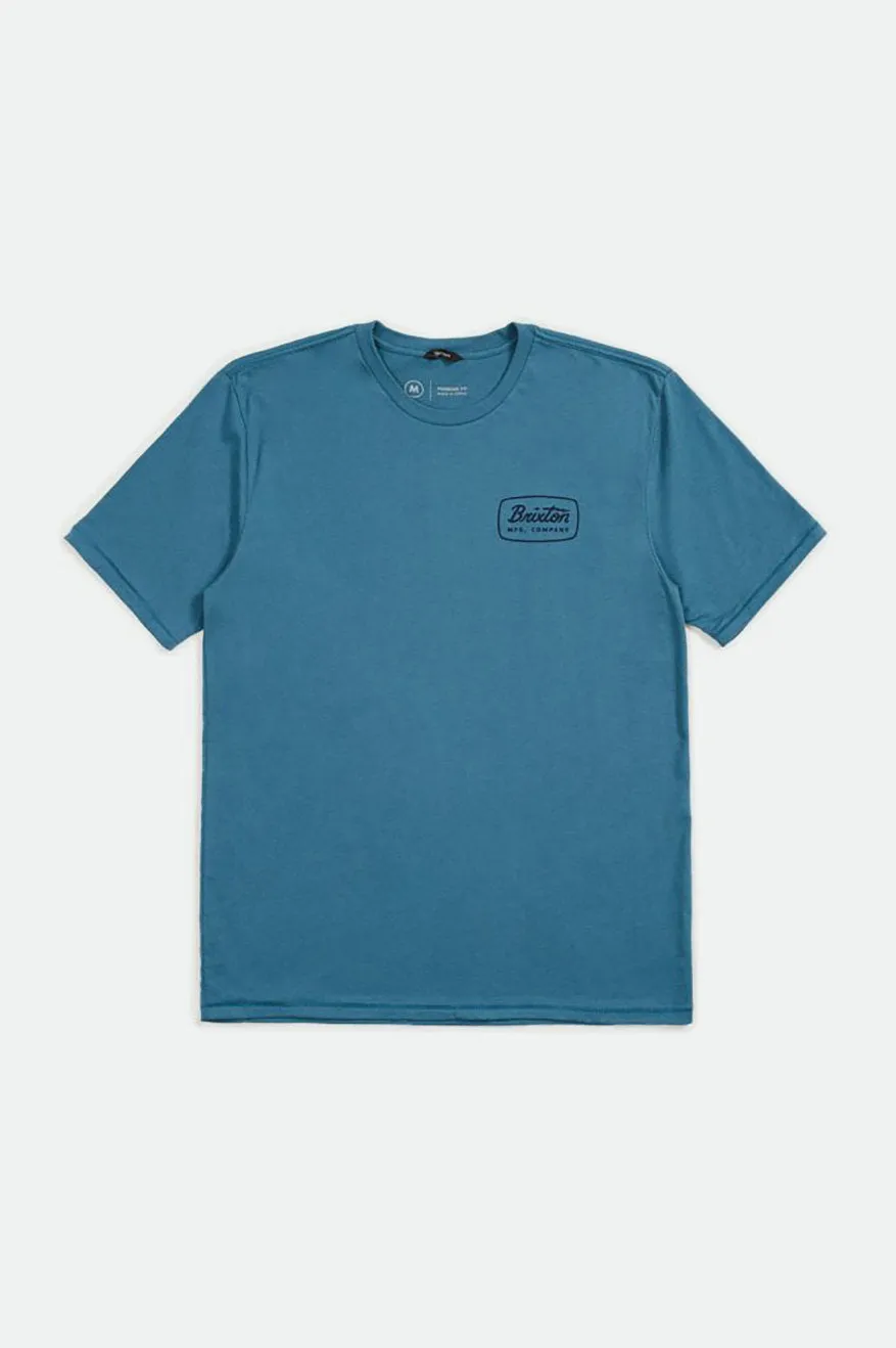 Jolt S/S Premium Tee - Orion Blue sold by Brixton