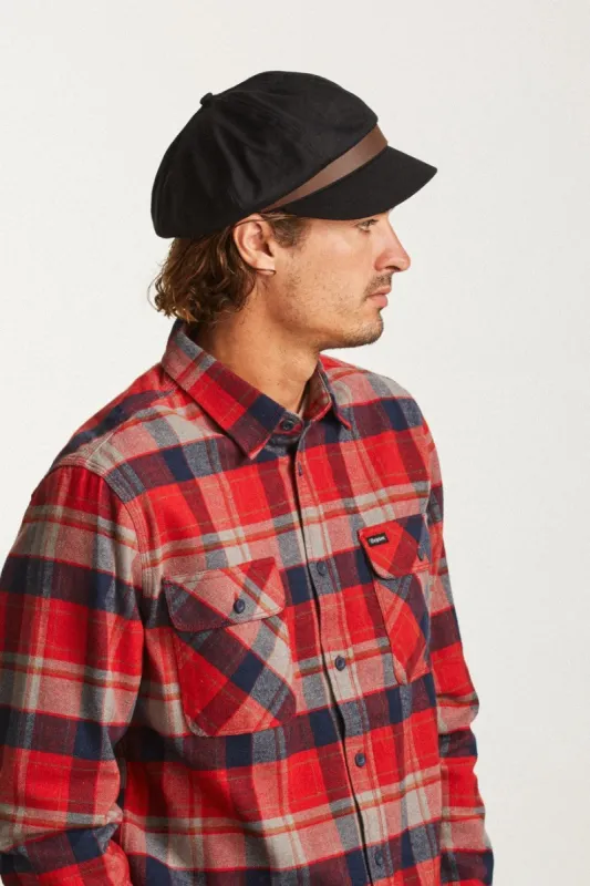 Montreal Cap - Washed Black/Brown made by Brixton