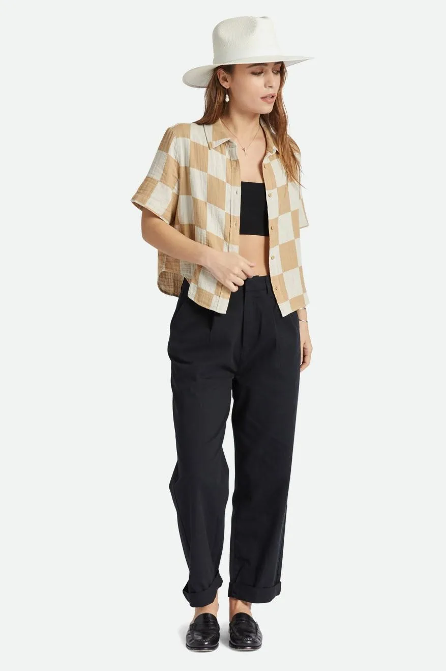 Mykonos Boxy S/S Woven - Sand sold by Brixton product image thumbnail 3