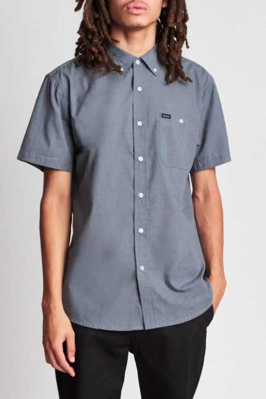 Central S/S Woven - Orion Blue sold by Brixton