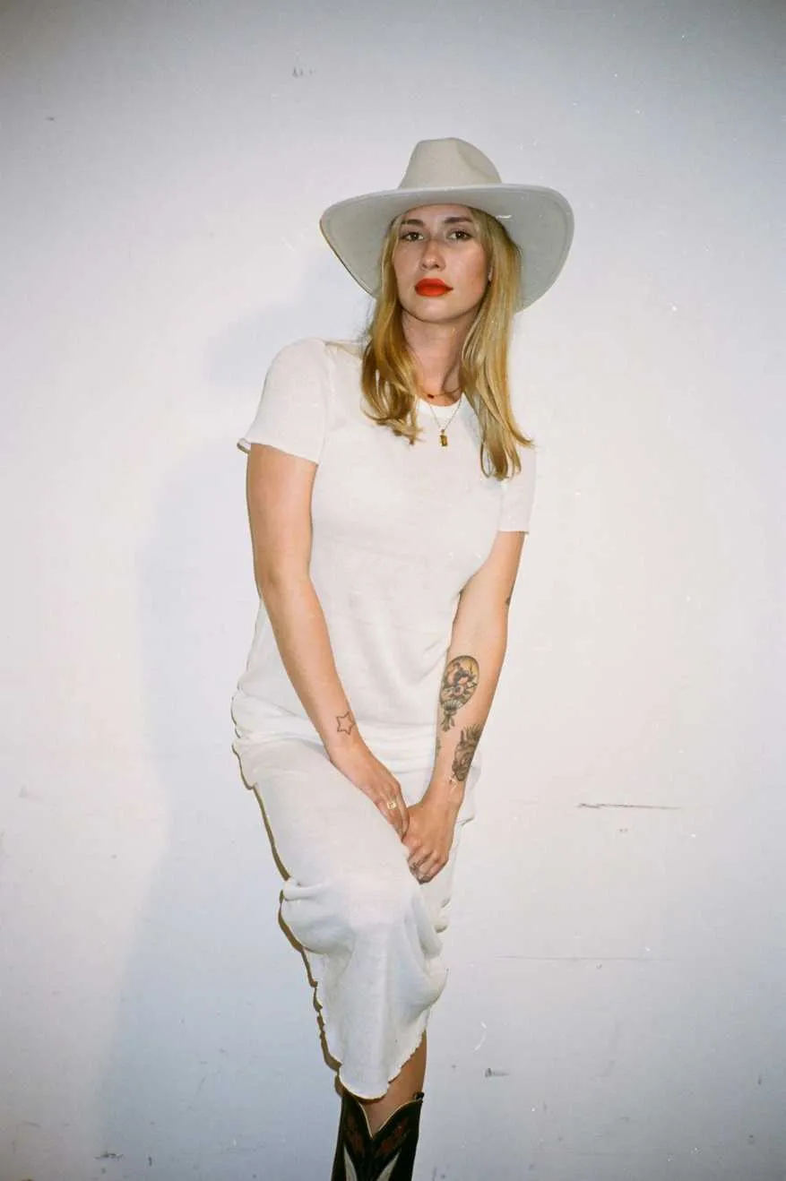 Harper Felt Hat - Dove/Dove sold by Brixton product image thumbnail 4