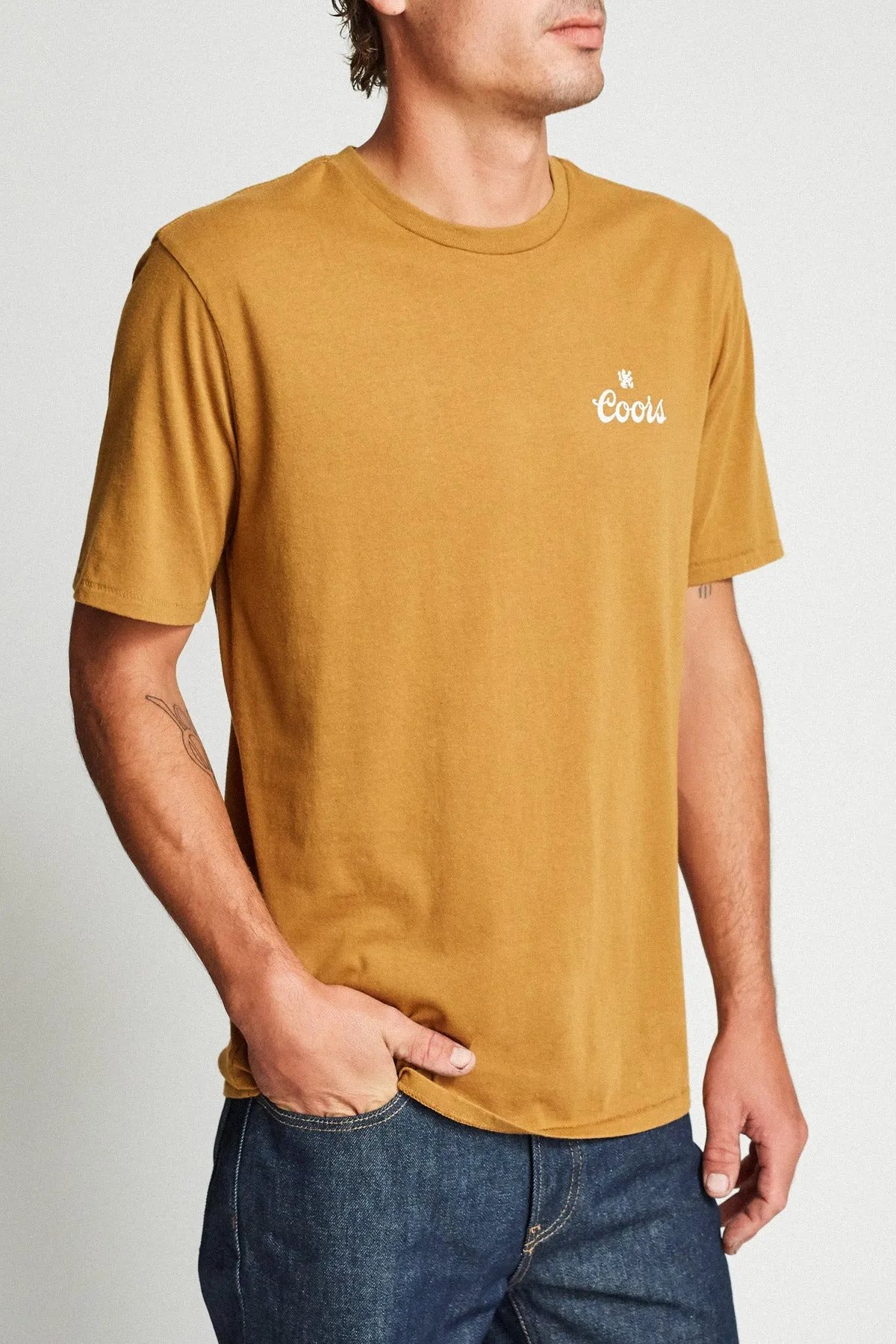 Cask II S/S Premium Tee - Washed Copper sold by Brixton product image thumbnail 4