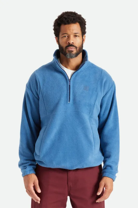 Blanket Fleece 1/2 Zip - Joe Blue sold by Brixton