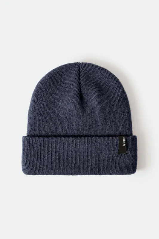 Harbor Watch Cap Beanie - Washed Navy sold by Brixton