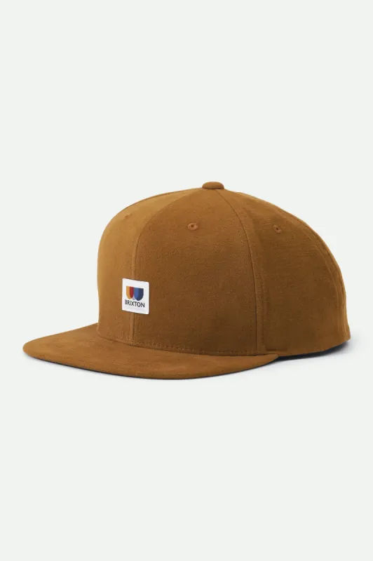 Alton MP Snapback - Medal Bronze sold by Brixton