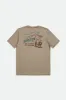 Harvester S/S Tailored Tee - Oatmeal sold by Brixton