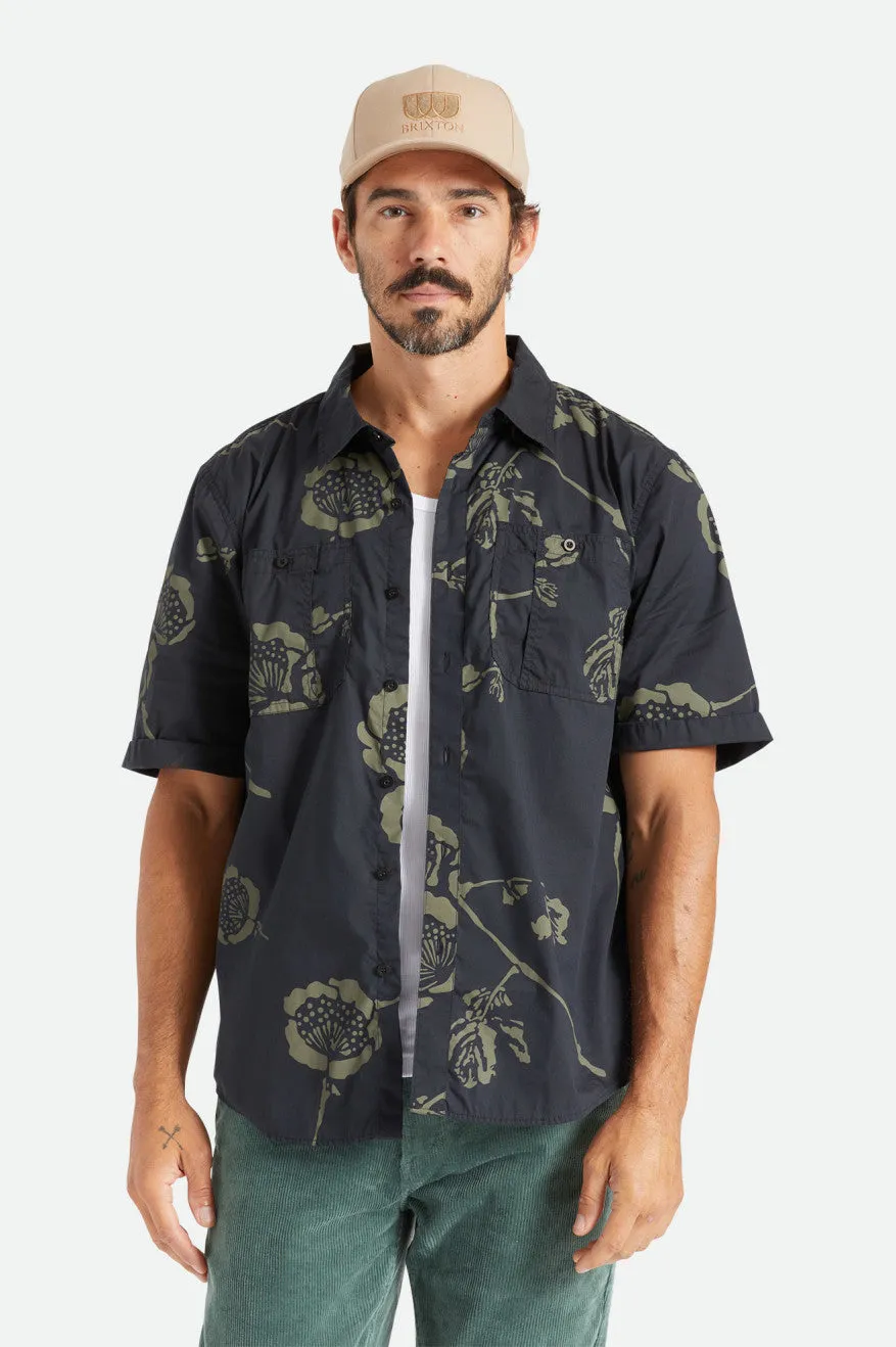 Charter Utility S/S Woven - Black/Beige sold by Brixton product image thumbnail 5