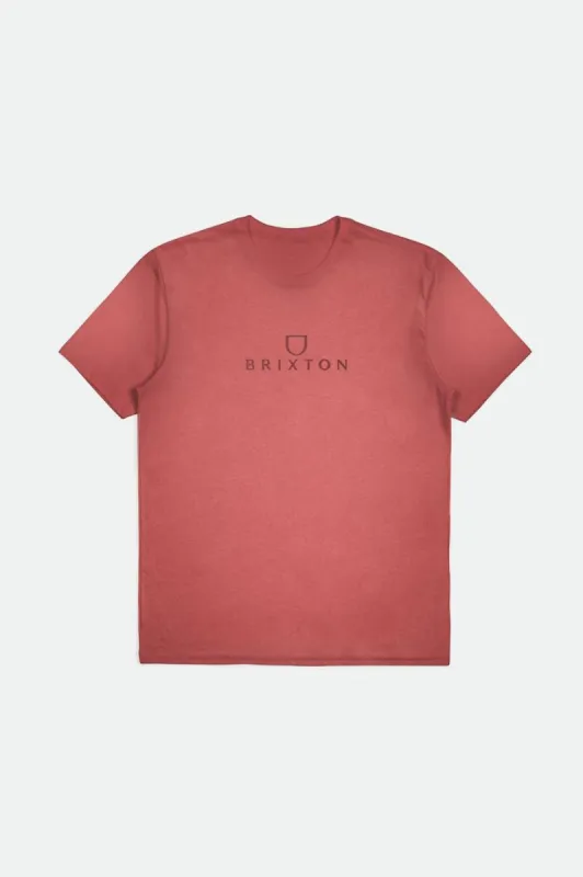 Alpha Thread S/S Standard Tee - Dusty Cedar sold by Brixton