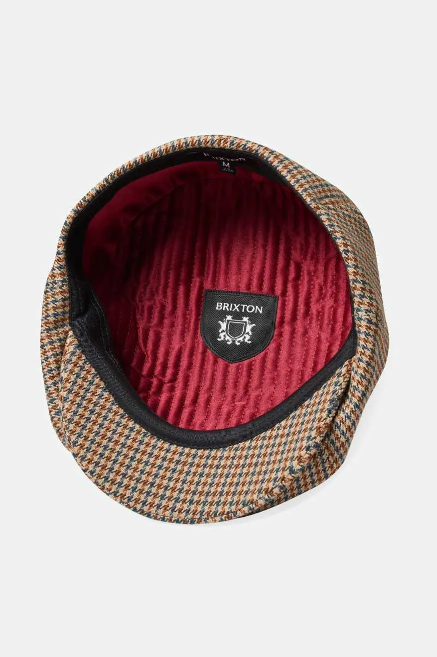 Brood Newsboy Cap - Sand/Light Blue sold by Brixton product image thumbnail 4