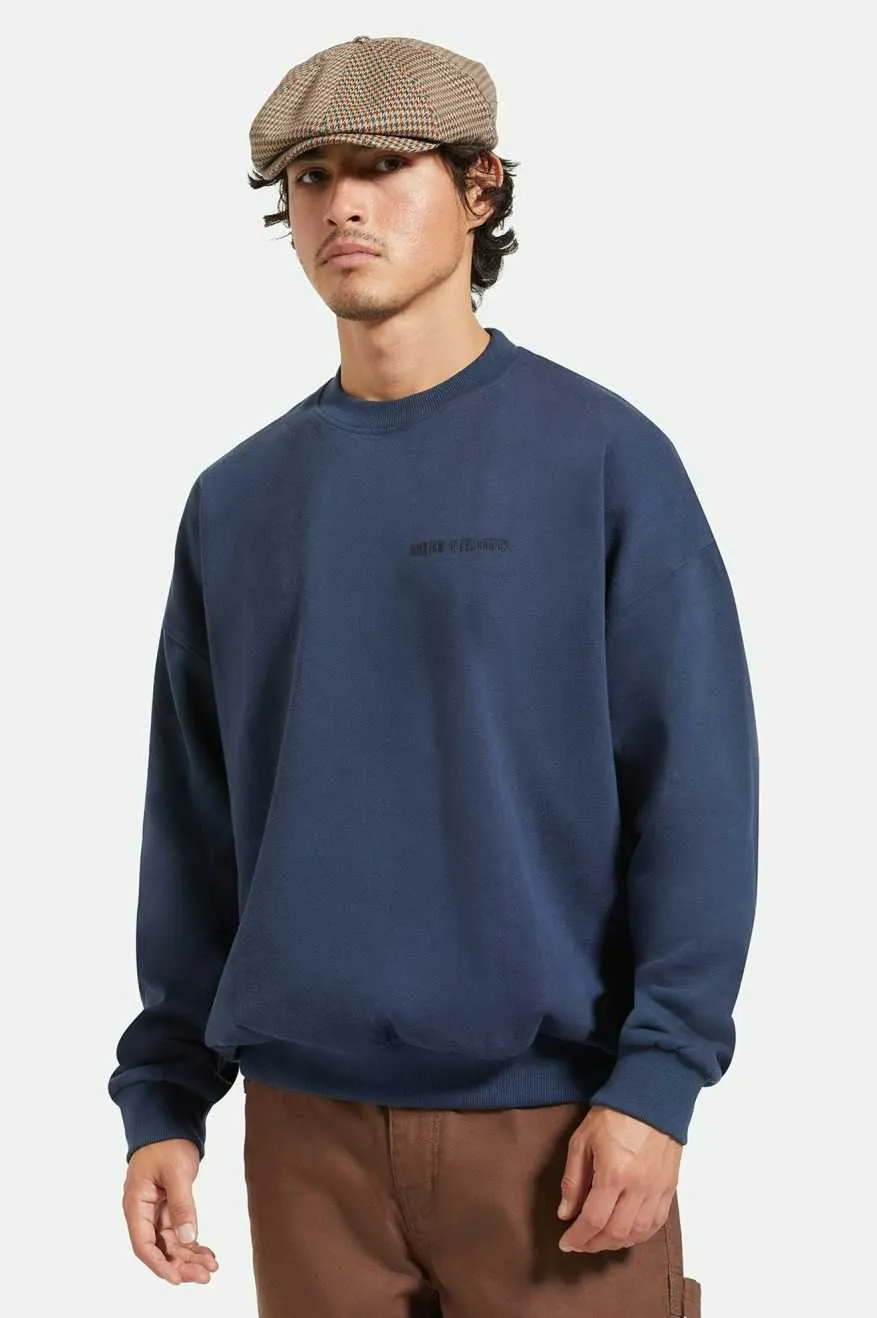 Brood Newsboy Cap - Sand/Light Blue sold by Brixton product image thumbnail 5