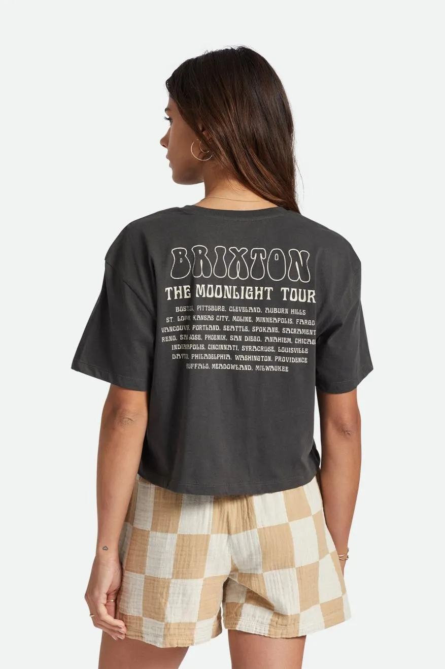 Moonlight Tour S/S Skimmer Tee - Washed Black sold by Brixton product image thumbnail 2