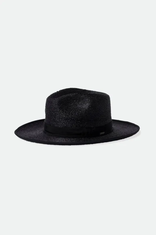 Reno Straw Hat - Black/Black sold by Brixton