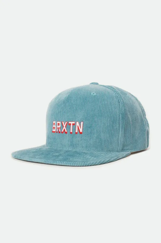 Hubbard MP Snapback - Aqua made by Brixton