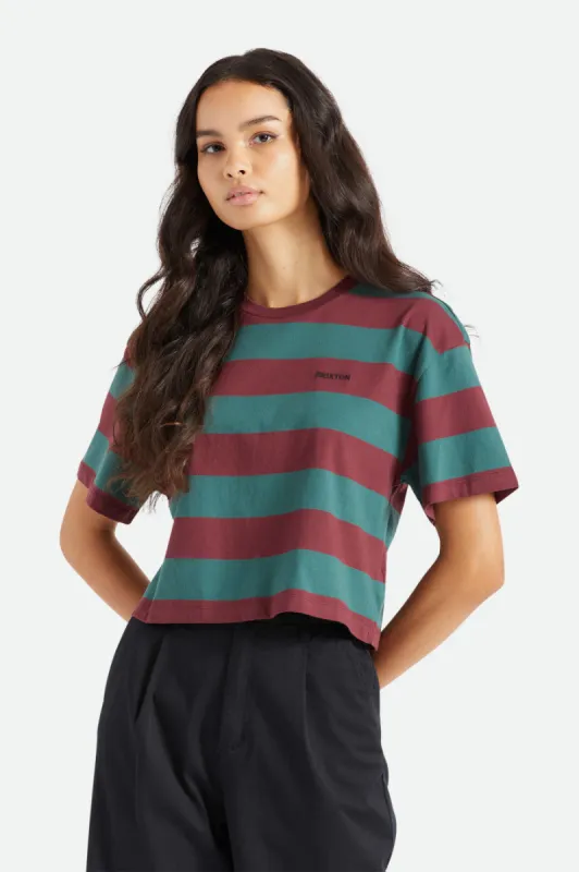 Hilt Alpha Line S/S Skimmer Tee - Emerald sold by Brixton