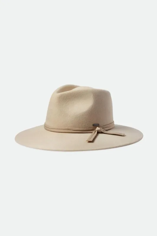 Joanna Felt Packable Hat - Whitecap sold by Brixton