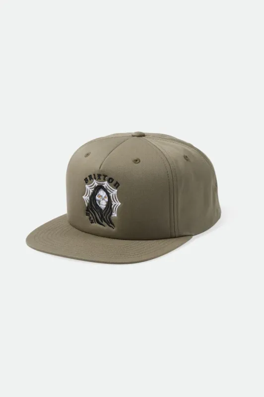 Reaper MP Snapback - Olive Surplus sold by Brixton