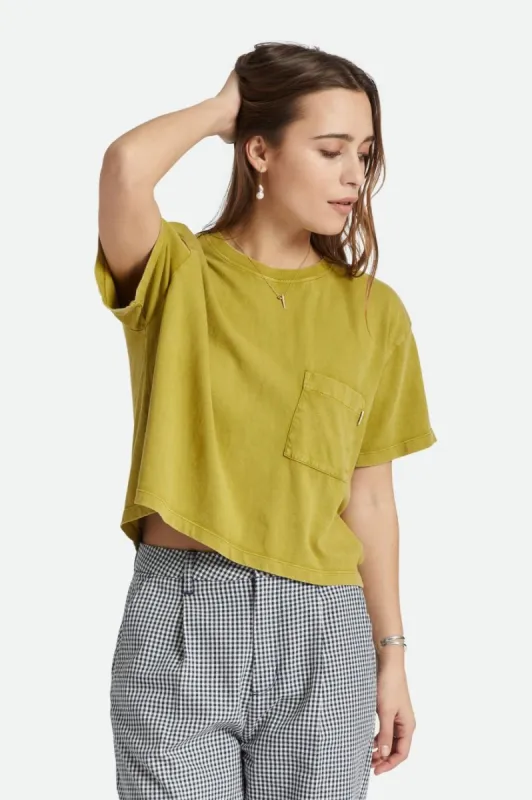 Carefree Pocket Tee - Moss sold by Brixton