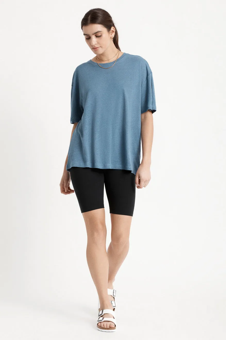 Montauk Oversized Tee - Slate Blue sold by Brixton product image thumbnail 2