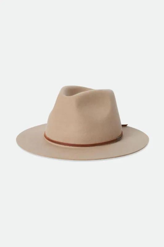 Wesley Fedora - Sand/Brown sold by Brixton