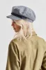 Fiddler Cap - Washed Navy/White sold by Brixton