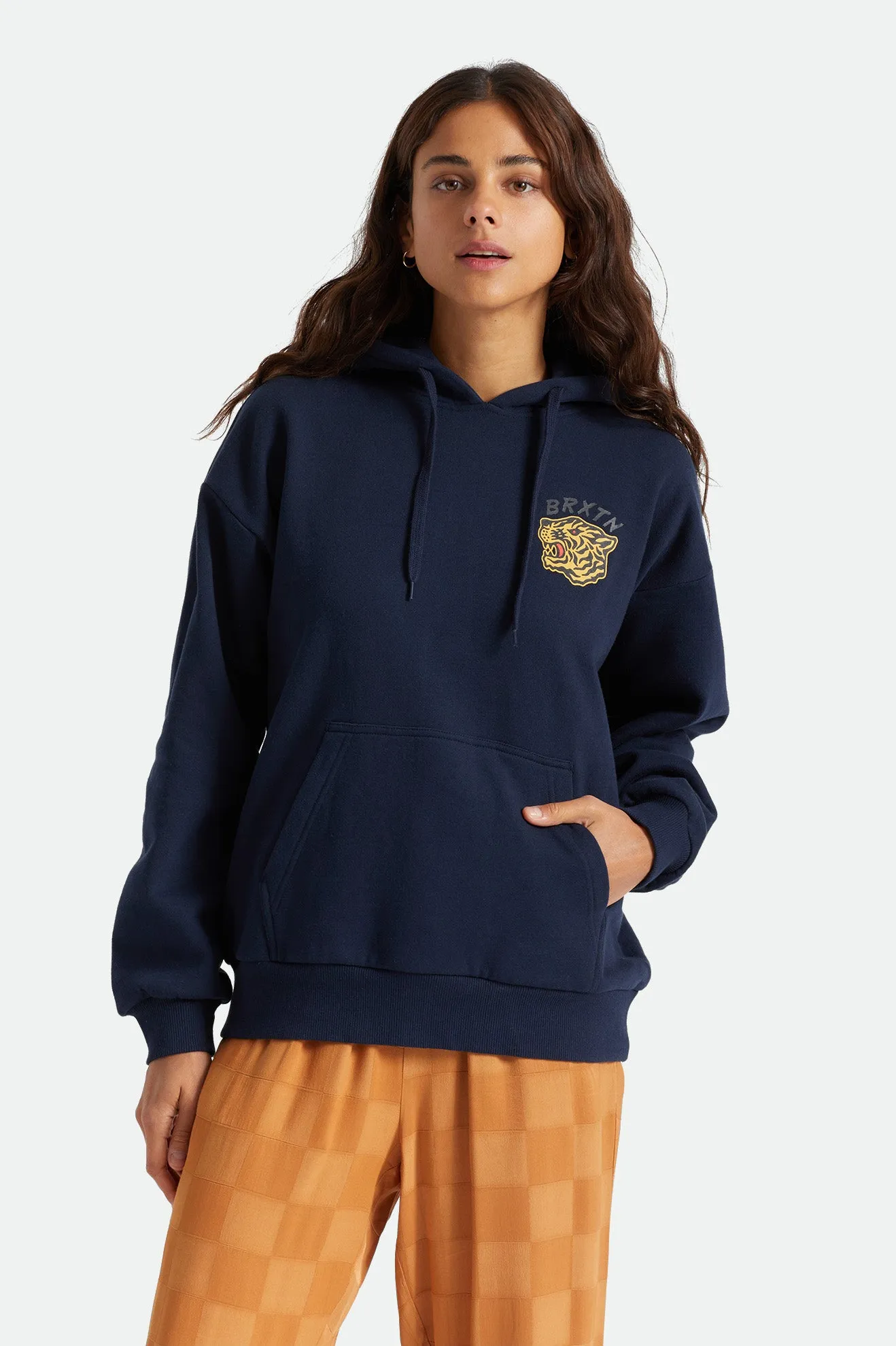 Kit Women's Hoodie - Navy sold by Brixton