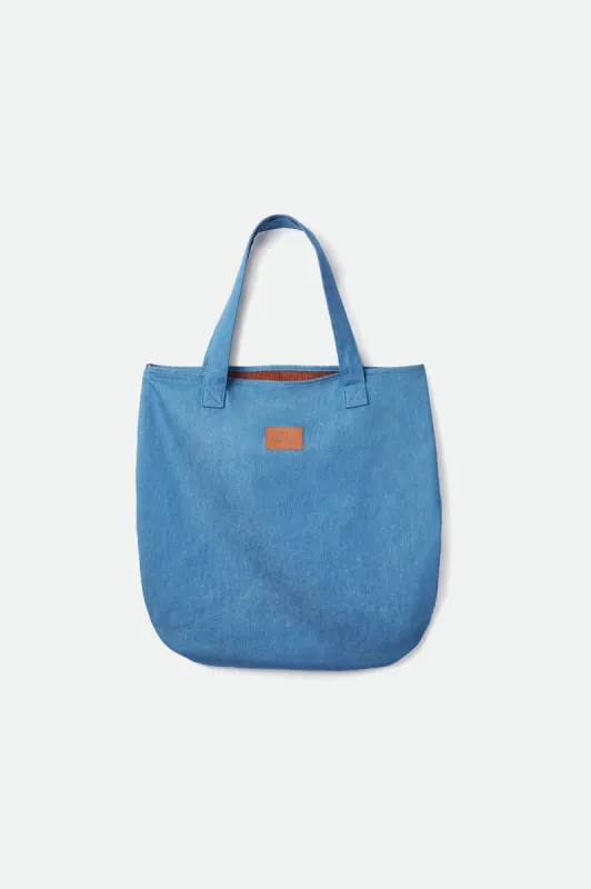 Done Proper Reversible Tote  - 70s Blue sold by Brixton