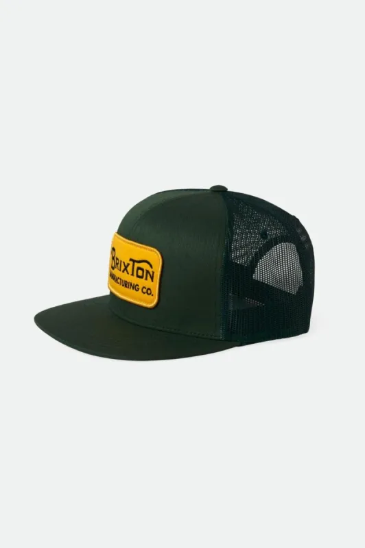 Grade HP Trucker Hat - Trekking Green/Trekking Green sold by Brixton