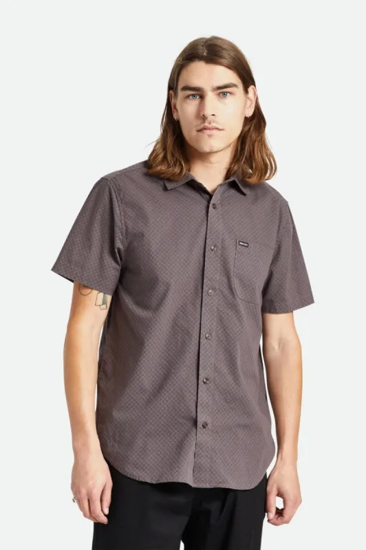 Charter Print S/S Woven Shirt - Dusk Geo Dot sold by Brixton