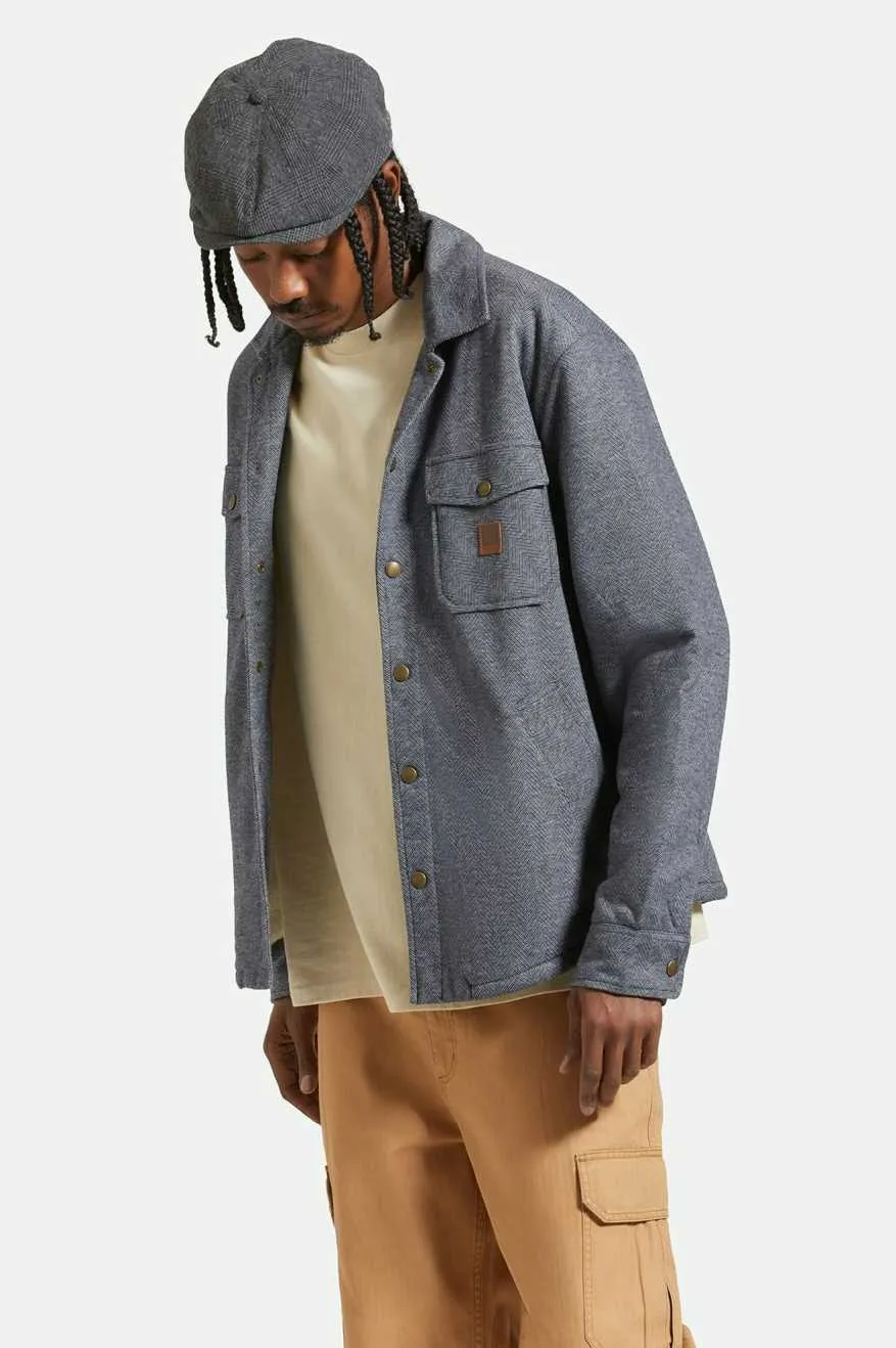 Brood Newsboy Cap - Charcoal sold by Brixton product image thumbnail 5