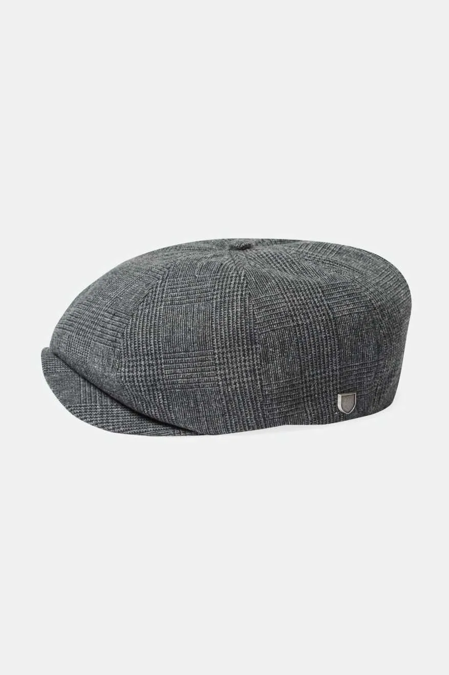 Brood Newsboy Cap - Charcoal sold by Brixton product image thumbnail 3