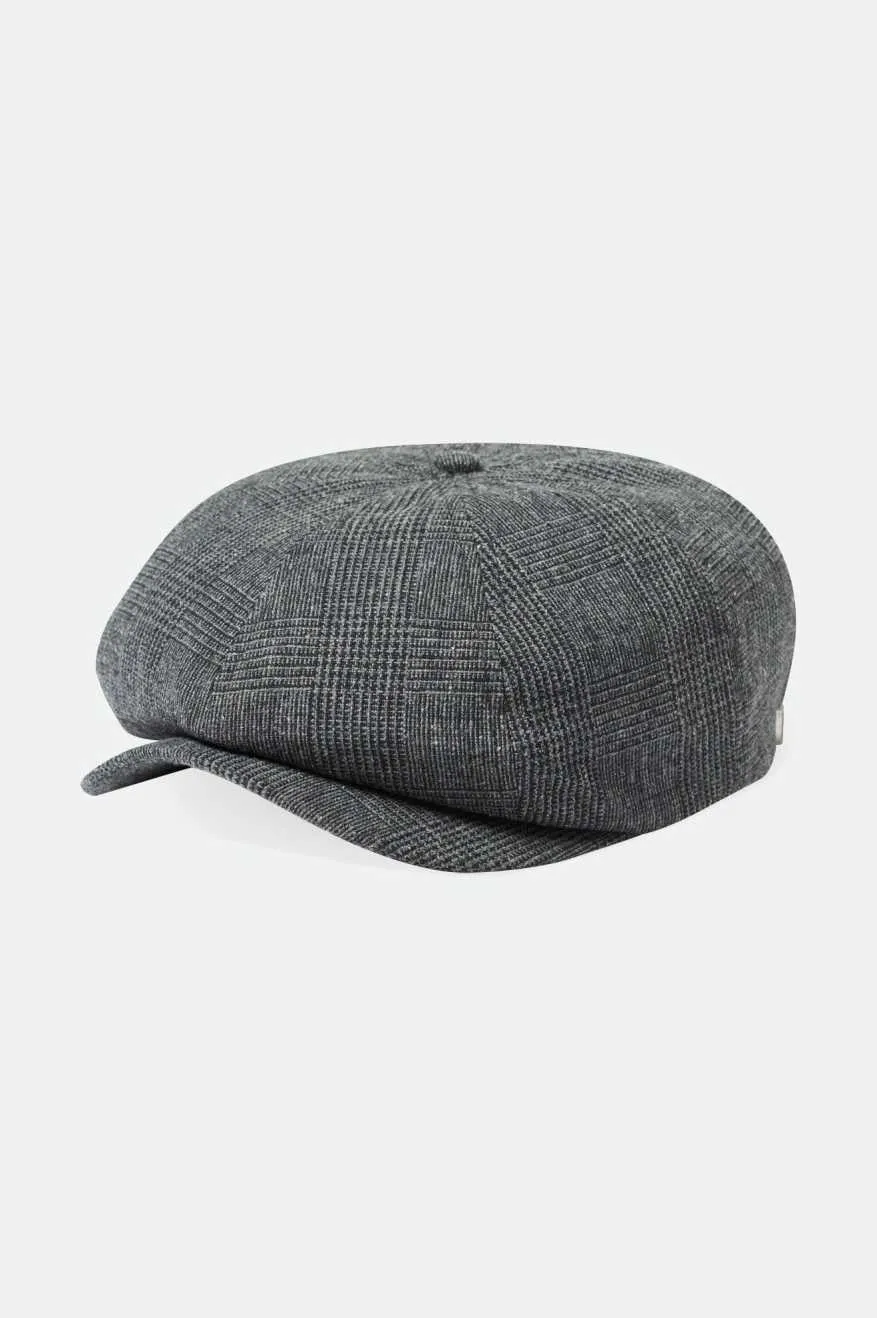 Brood Newsboy Cap - Charcoal sold by Brixton