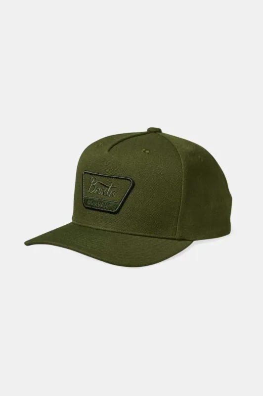 Linwood Netplus Snapback - Moss/Moss sold by Brixton