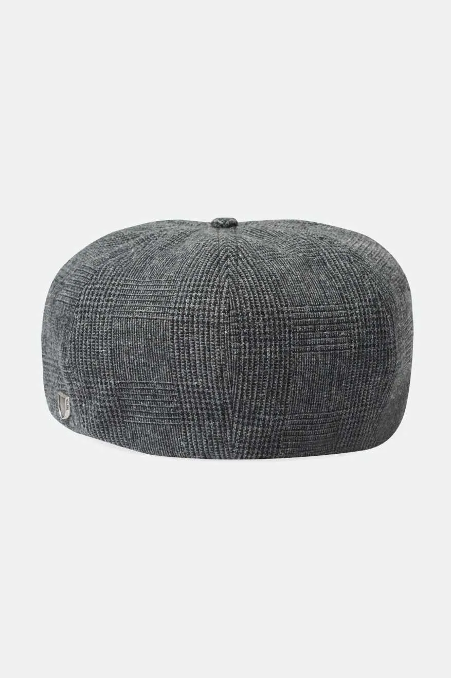 Brood Newsboy Cap - Charcoal sold by Brixton product image thumbnail 2