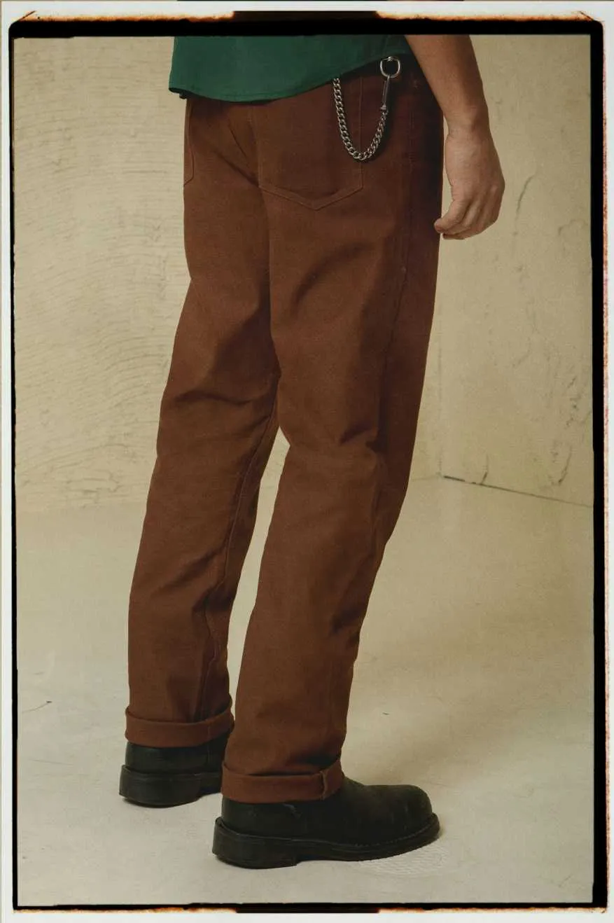Builders 5-Pocket Stretch Pant - Sepia sold by Brixton product image thumbnail 4