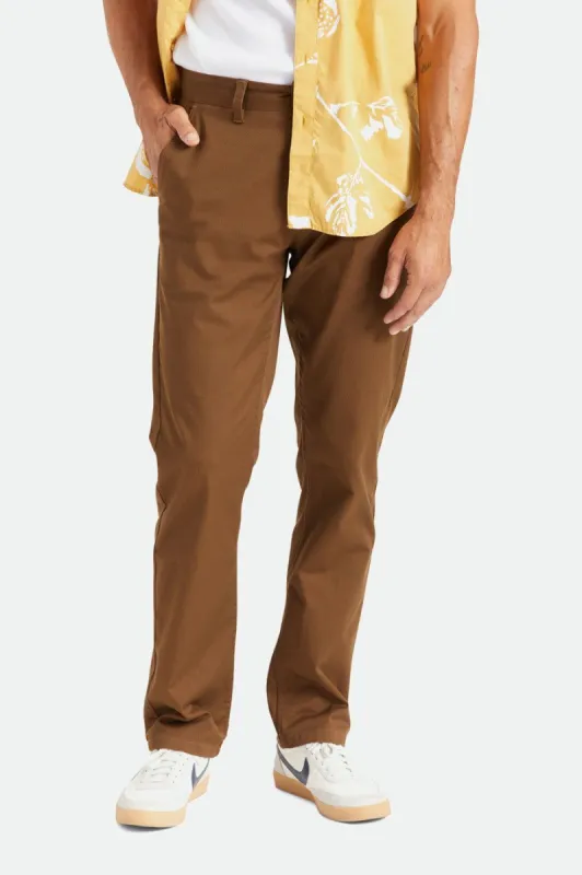 Choice Chino Regular Pant - Desert Palm sold by Brixton