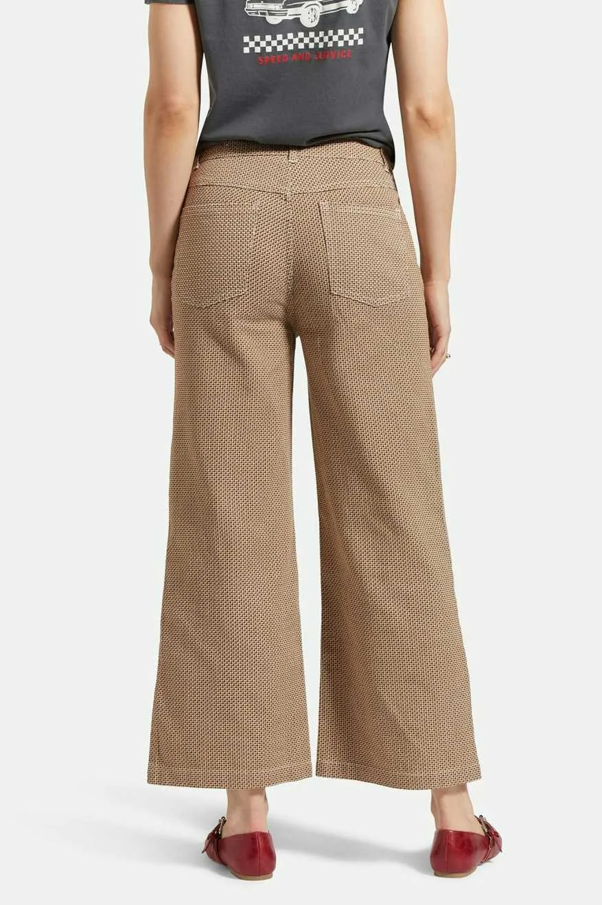 Margo Cropped 5-Pocket Pant - Whitecap/Pine Houndstooth sold by Brixton product image thumbnail 3