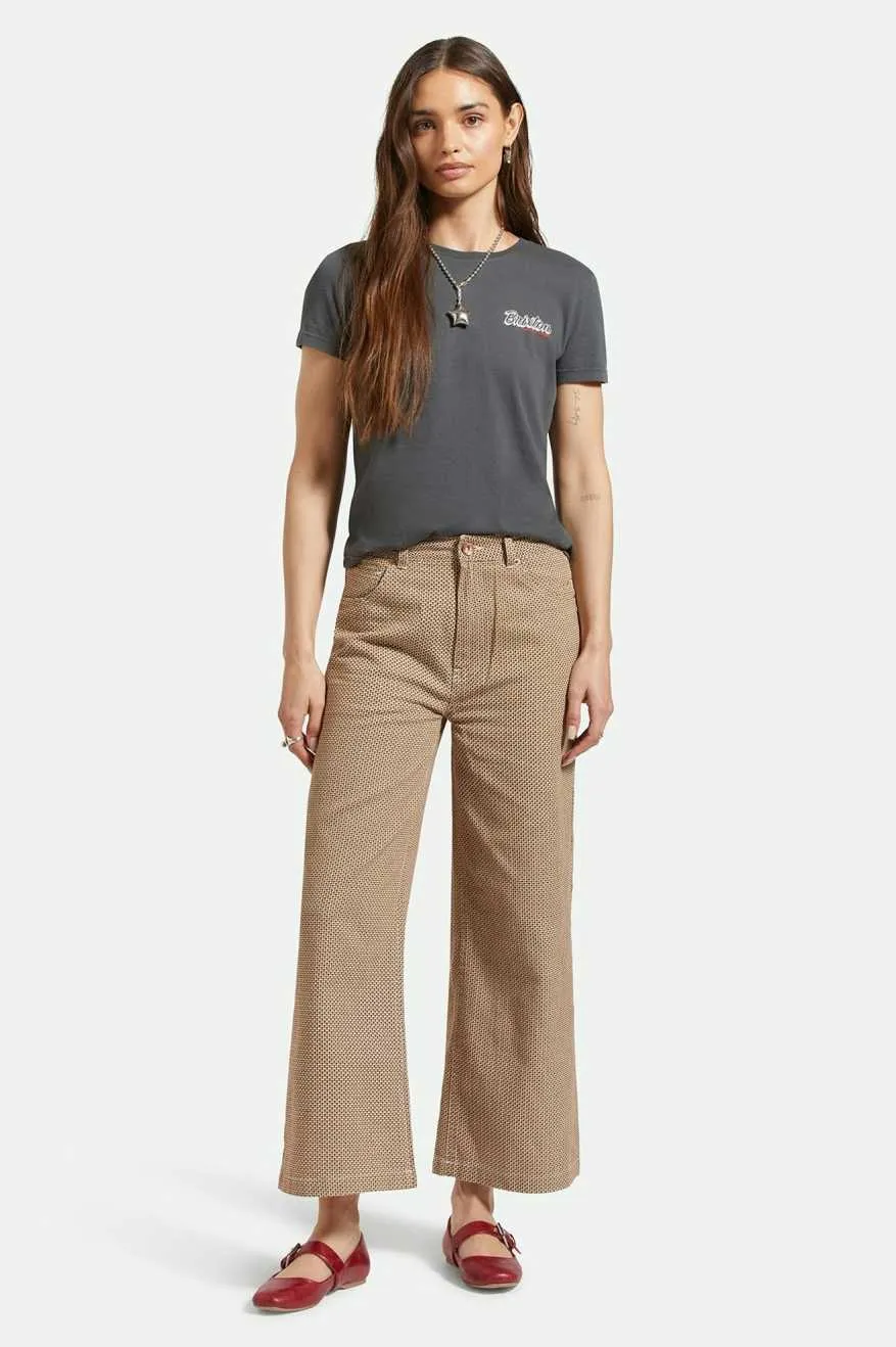 Margo Cropped 5-Pocket Pant - Whitecap/Pine Houndstooth sold by Brixton product image thumbnail 4