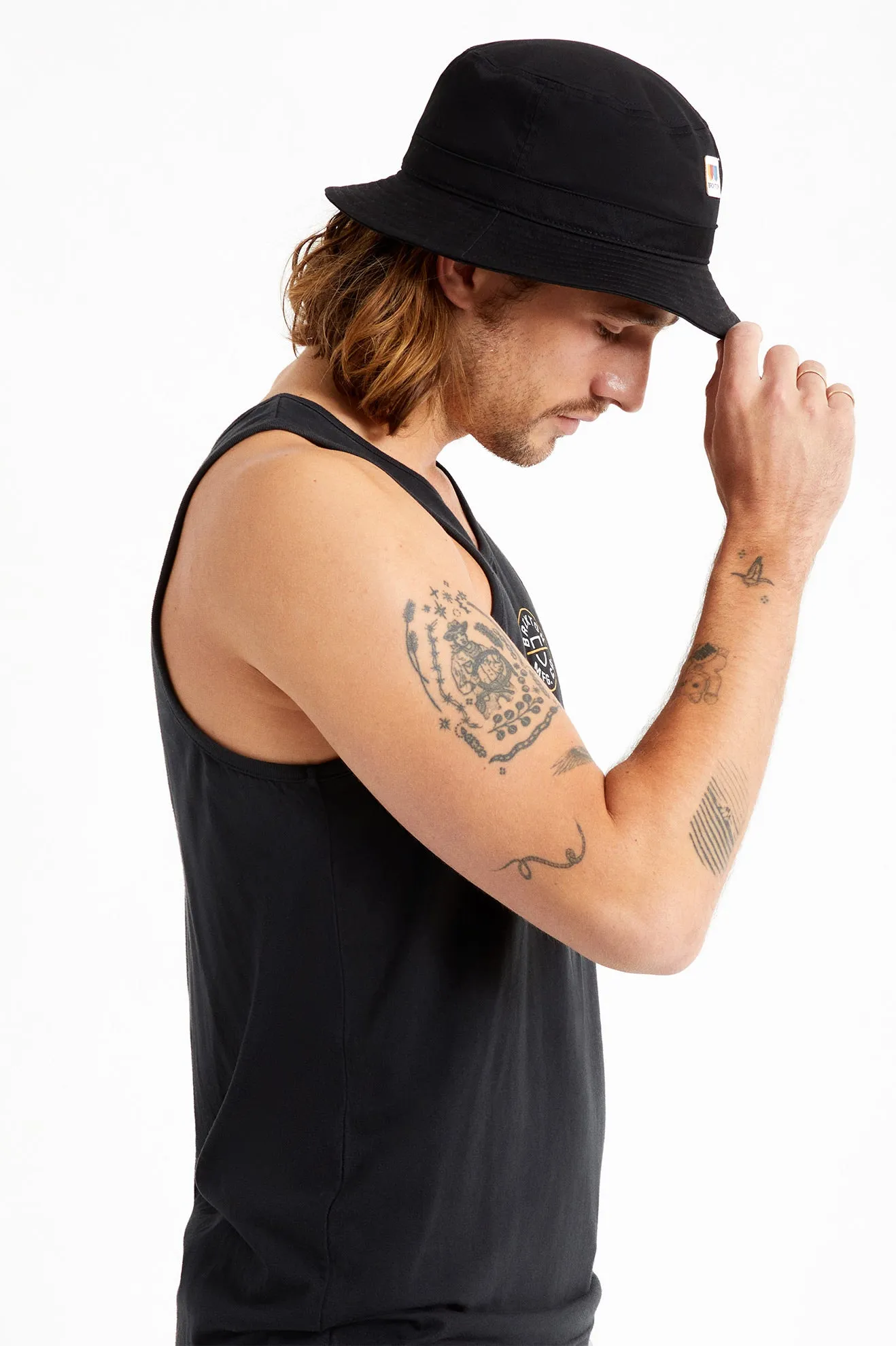 Alton Packable Bucket Hat - Black sold by Brixton product image thumbnail 4