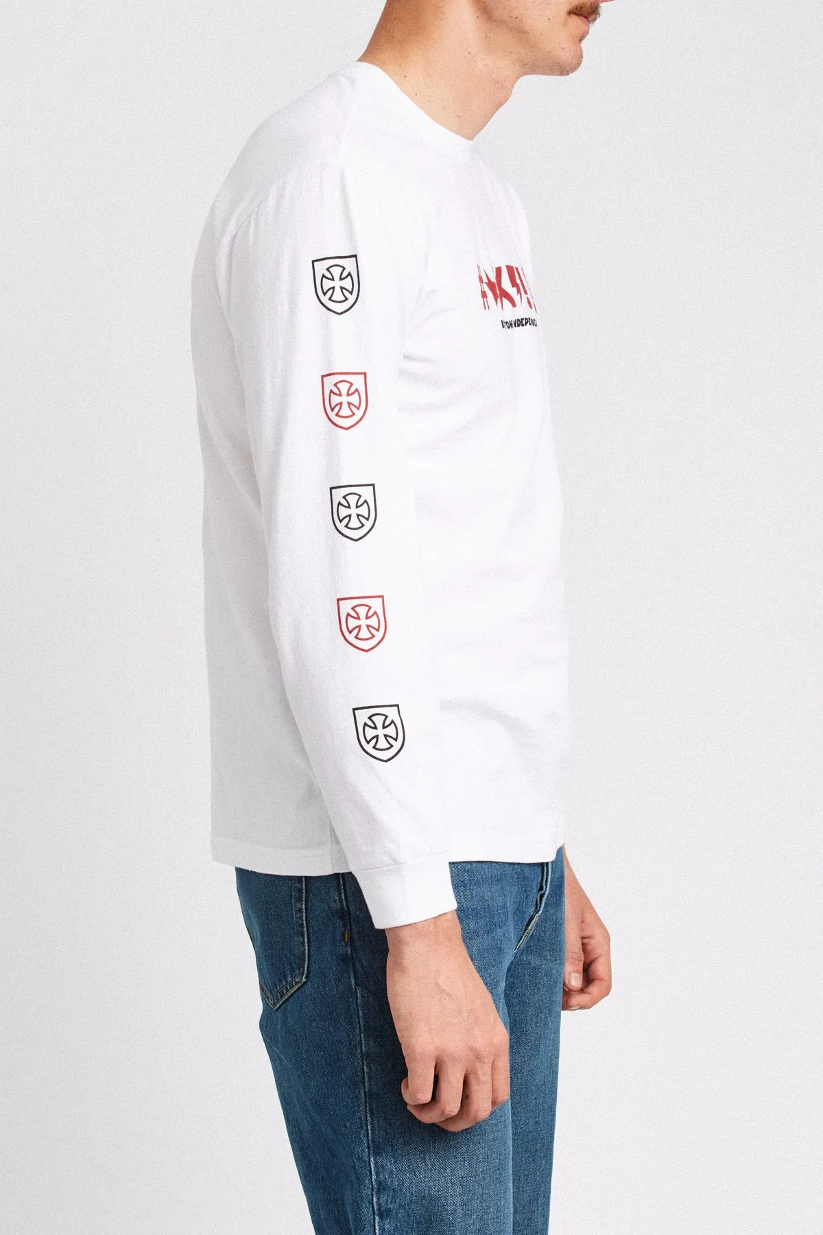 Shine L/S Standard Tee - White sold by Brixton product image thumbnail 4